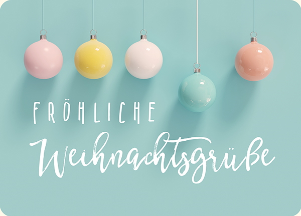 Postkarte - Big Blessing 'Fröhliche Weihnachtsgrüße'