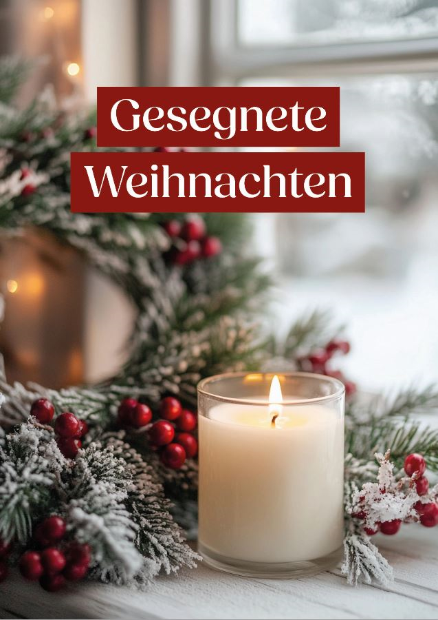 Postkarte - Postkarte 'Gesegnete Weihnachten'