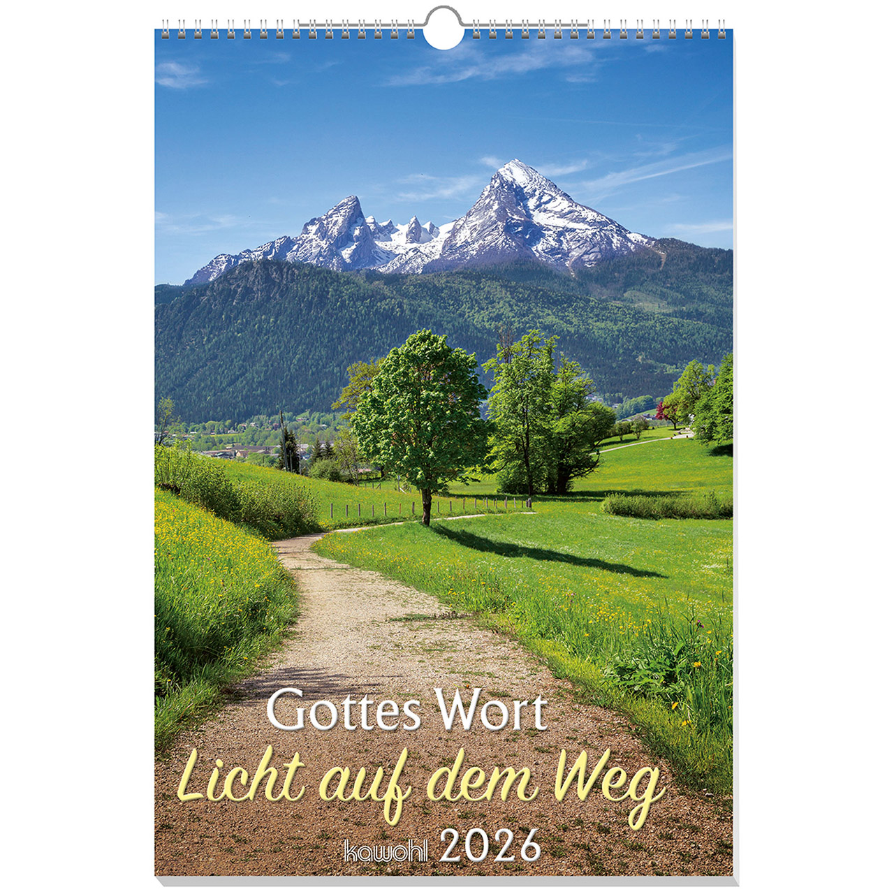 Gottes Wort - Licht auf dem Weg 2026 Wandkalender - Gottes Wort - Licht auf dem Weg 2026
