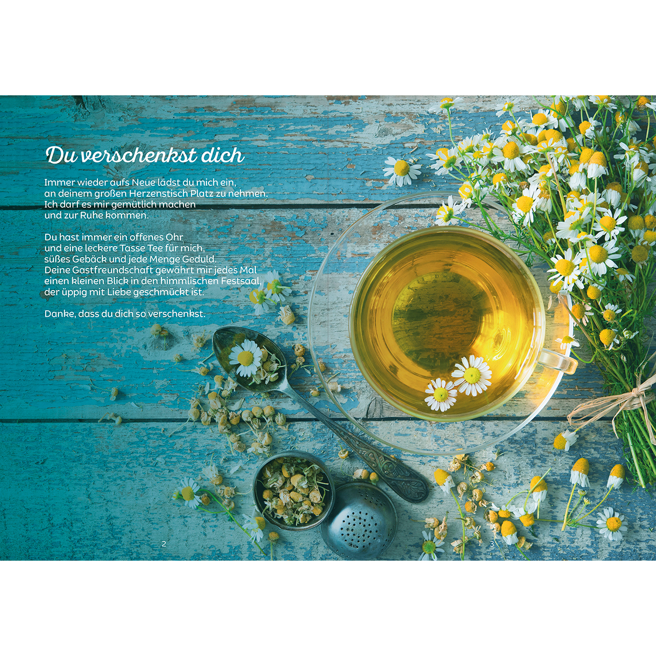 Grußheft - Weil Du mir so wertvoll bist - Glasvase Buch Blumen