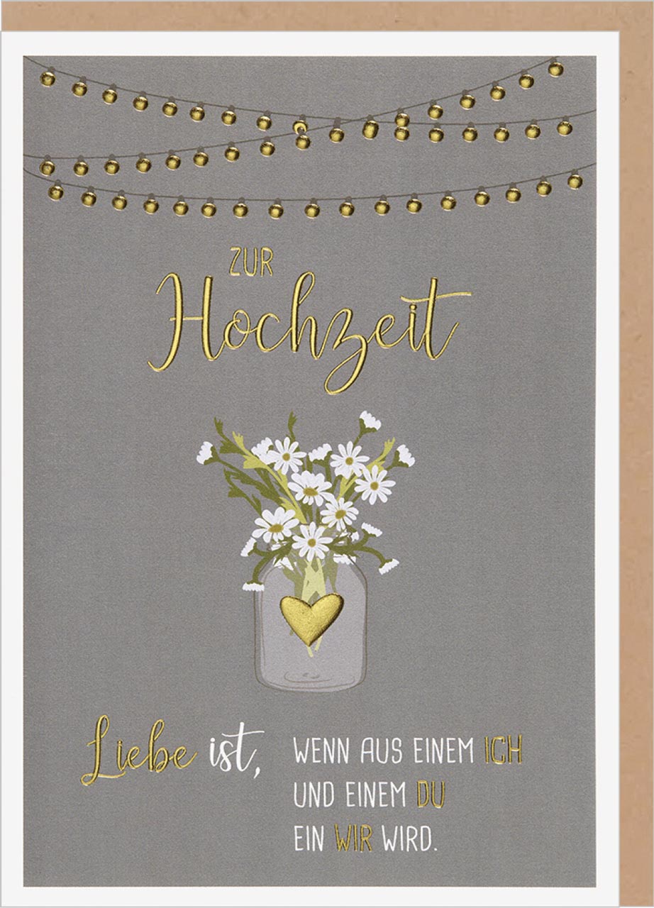 Faltkarte 'Zur Hochzeit'