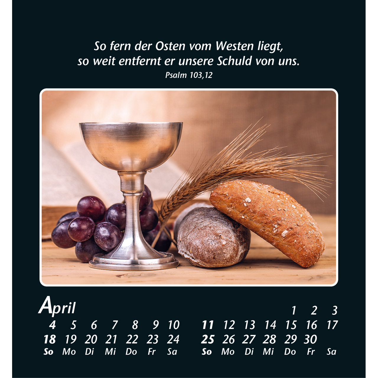 Aufstellkalender - Zeit der Stille 2027