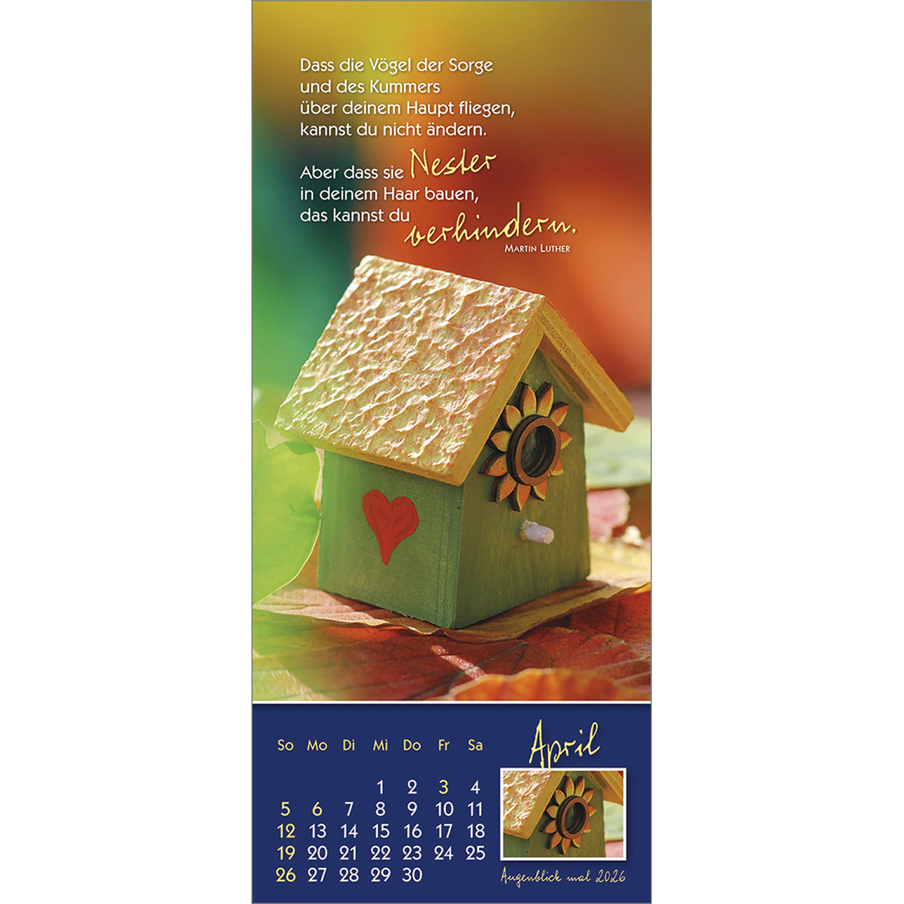 Tischkalender - Augenblick mal 2026