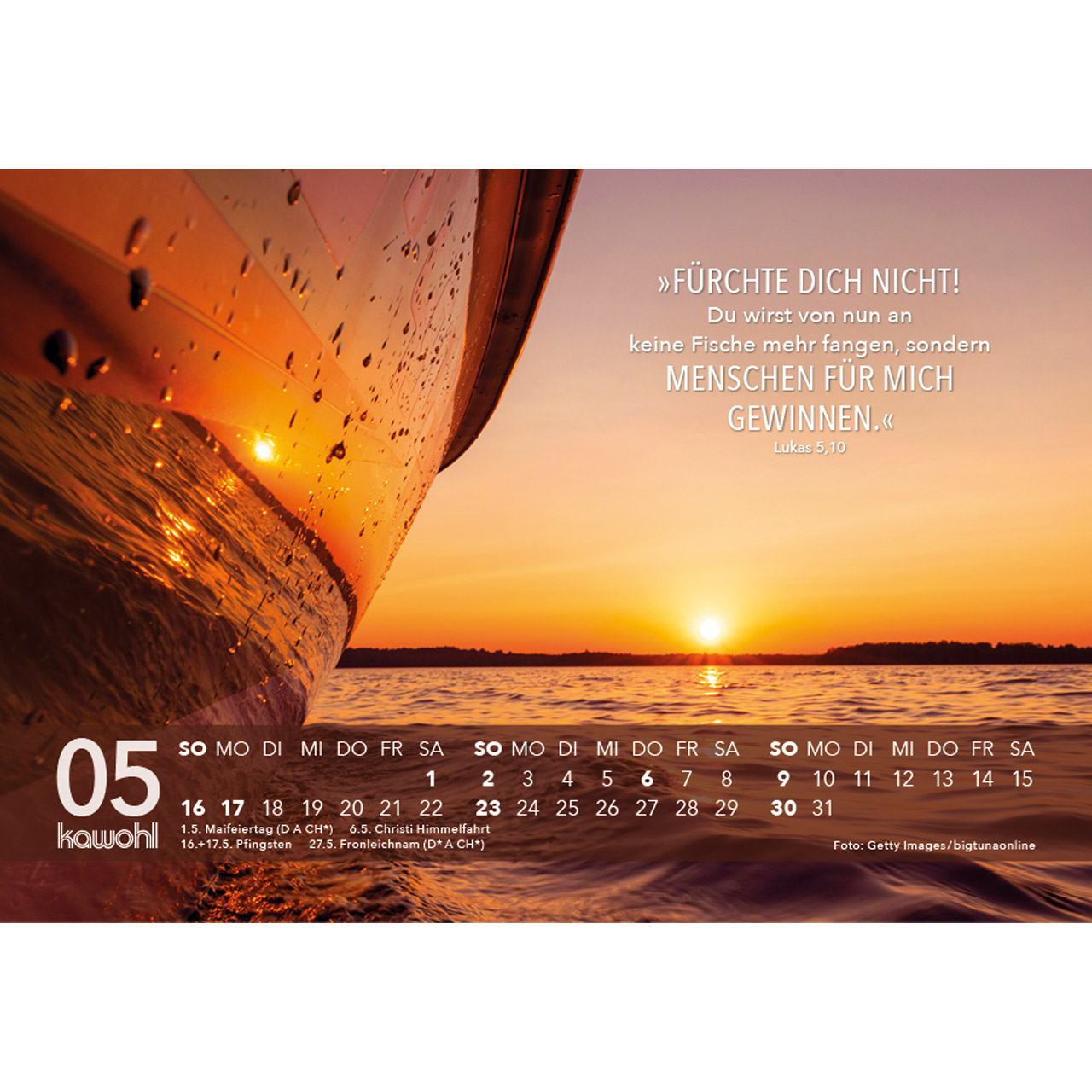 Aufstellkalender - Jesus Zitate 2027
