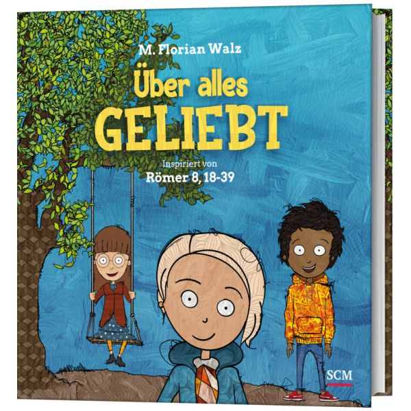 Buch - Über alles geliebt - Kinderbuch Schaukel Baum Blau
