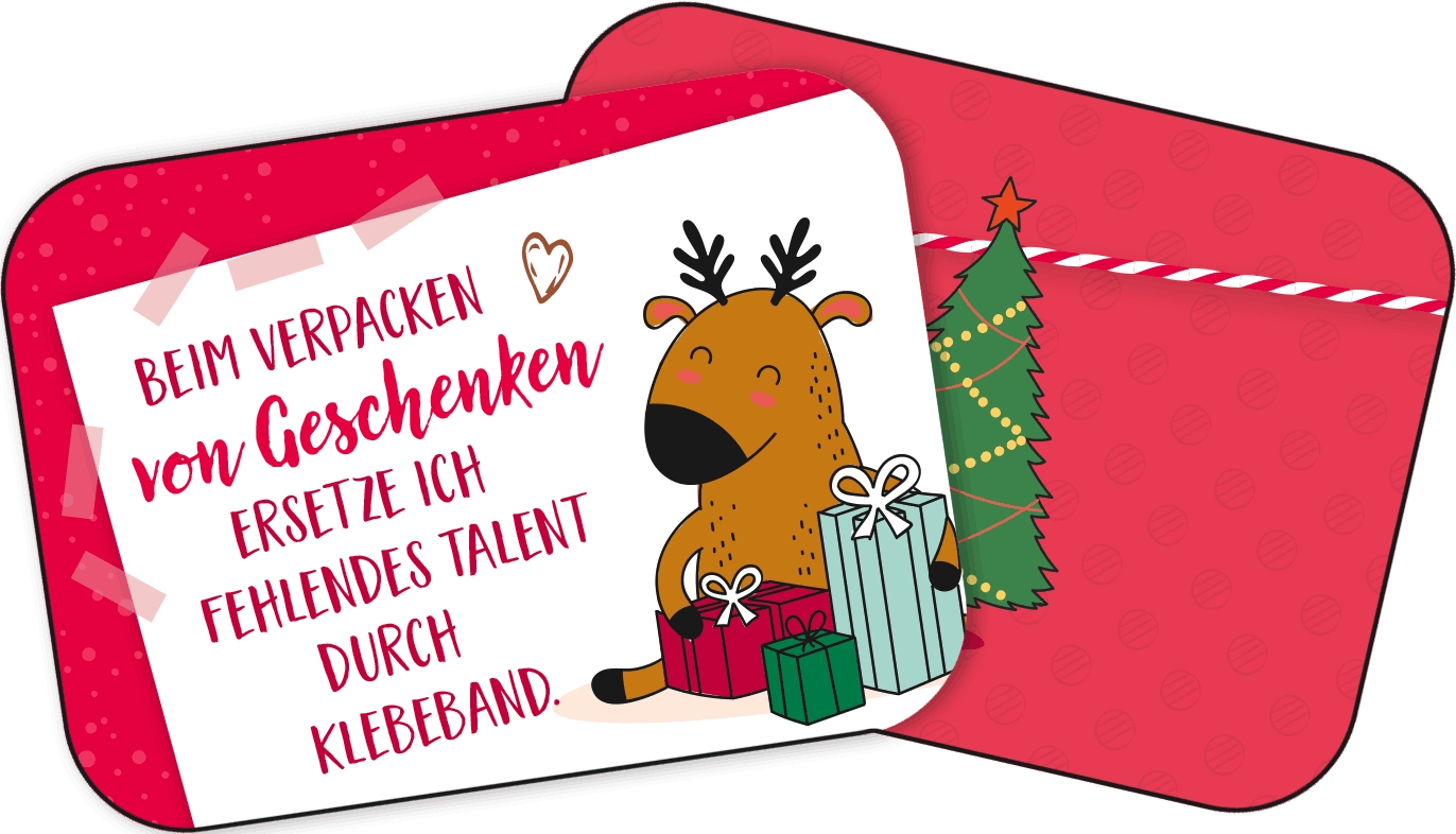 Karten-Box - Du hast ein Plätzchen in meinem Herzen