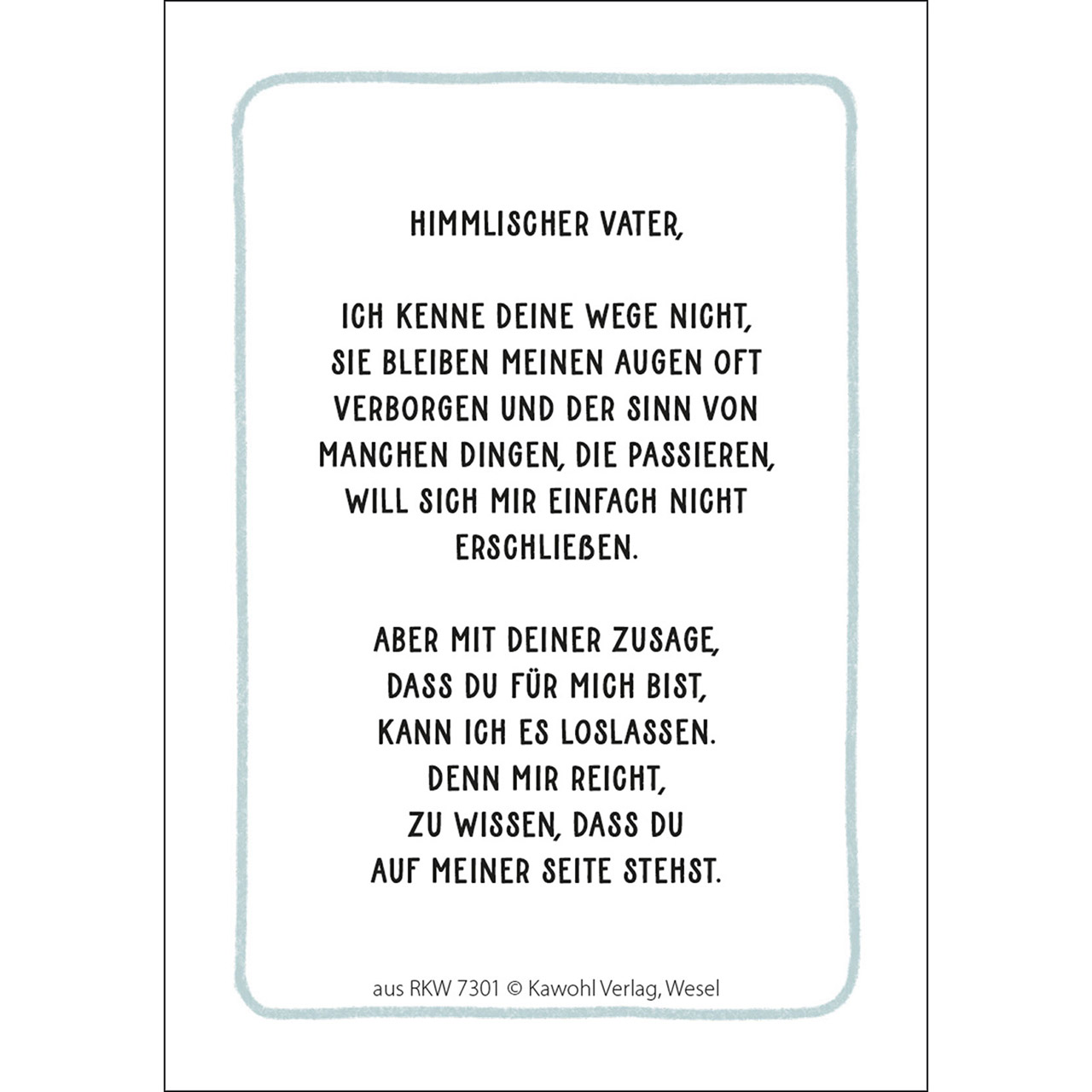 Karten-Box Papier - Wie auf Adlerflügeln getragen - Grafik Sonne