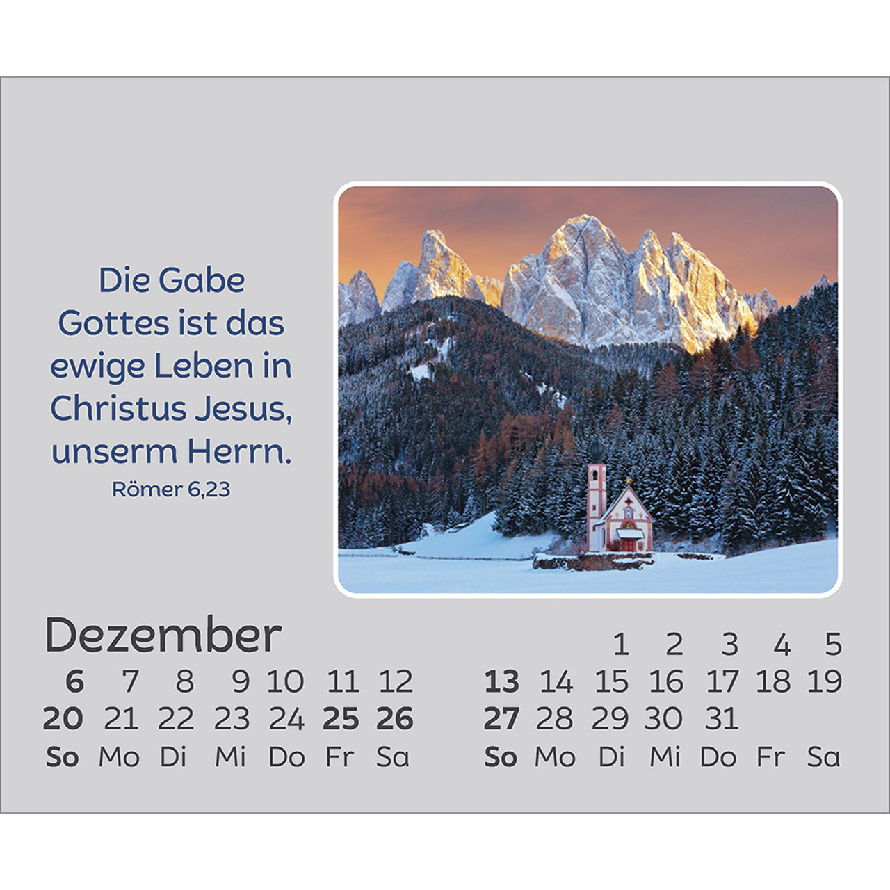 Tischkalender - Hoffnung für jeden Tag 2026