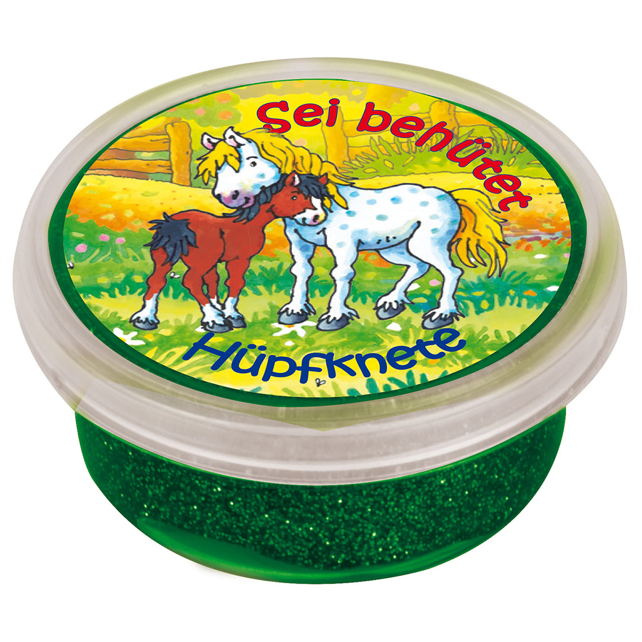 Sei behütet Hüpfknete - Sei behütet - Pony Pferde Wiese