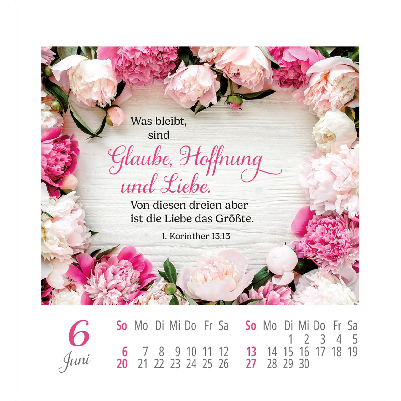 Aufkleberkalender - Lieblingsworte umgeben dich 2027