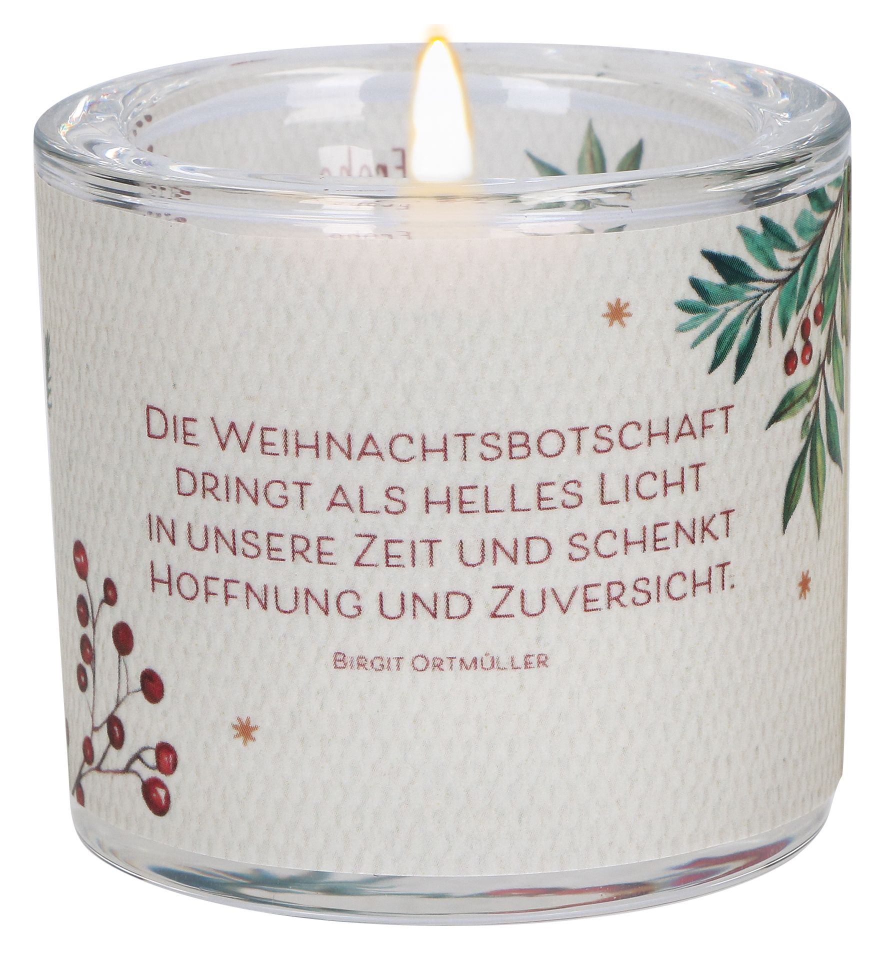 Teelichthalter - Frohe Weihnachten