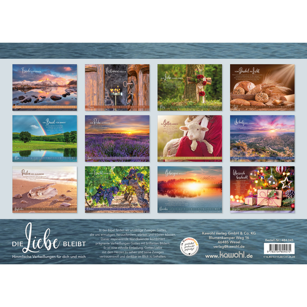 Wandkalender - Die Liebe bleibt 2027