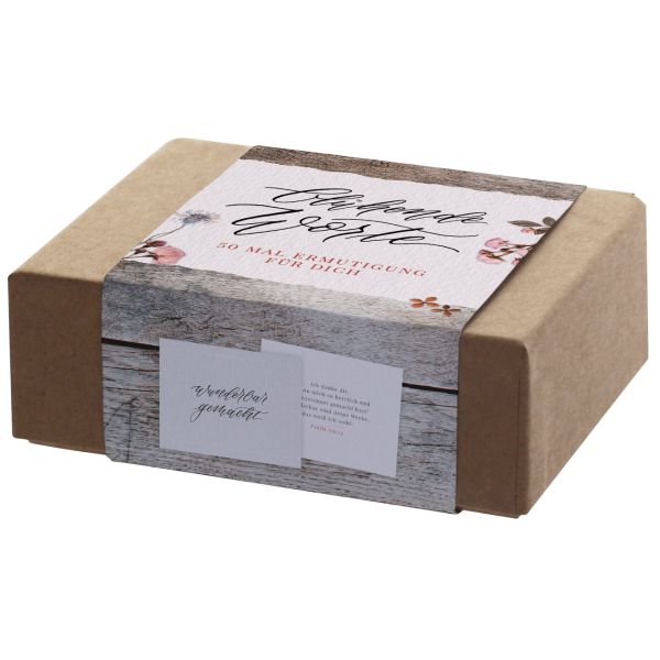 Karten-Box - Blühende Worte - 50 x Ermutigung für dich
