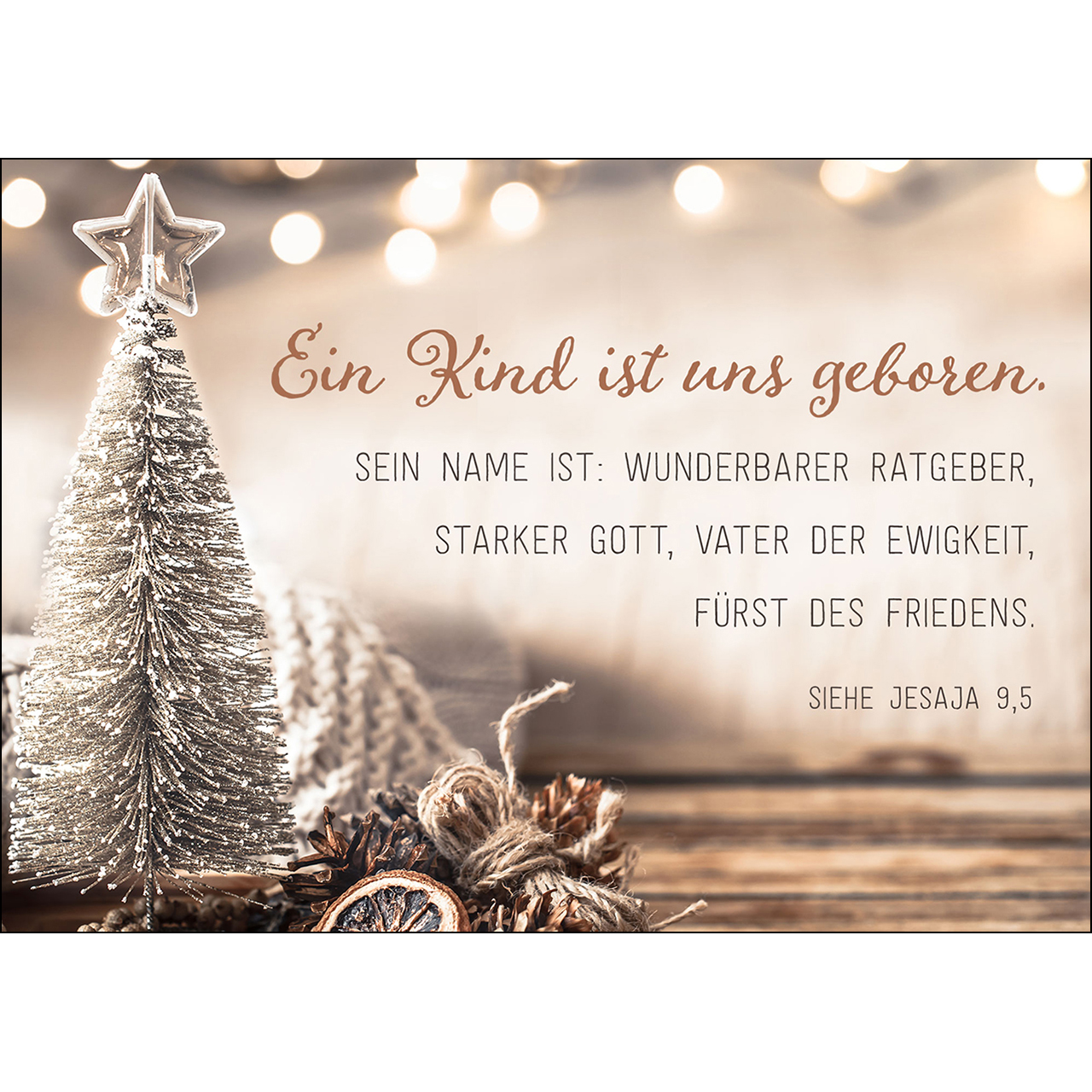 Postkarte - Postkarte 'Ein Kind ist uns geboren'