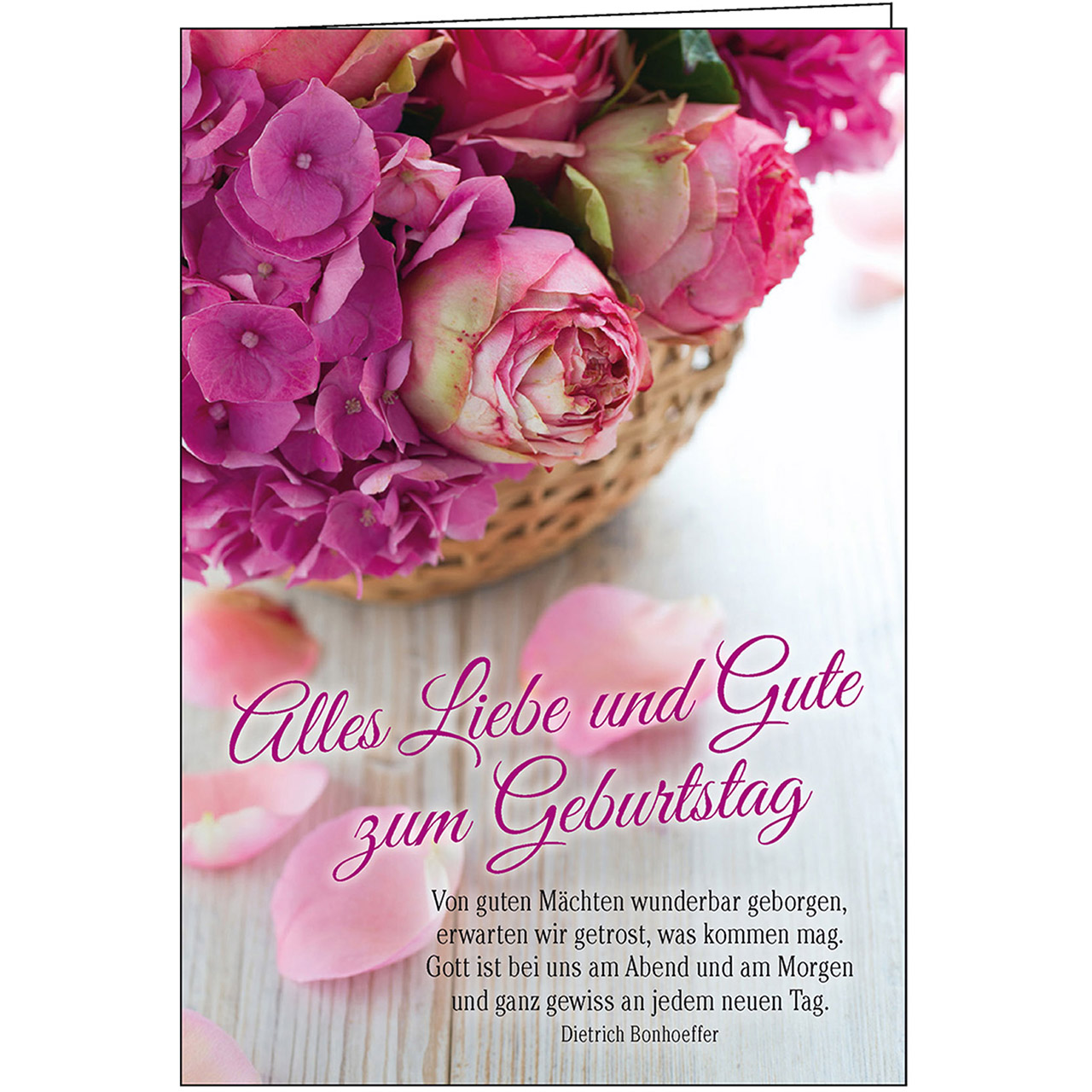 Alles Liebe und Gute zum Geburtstag
