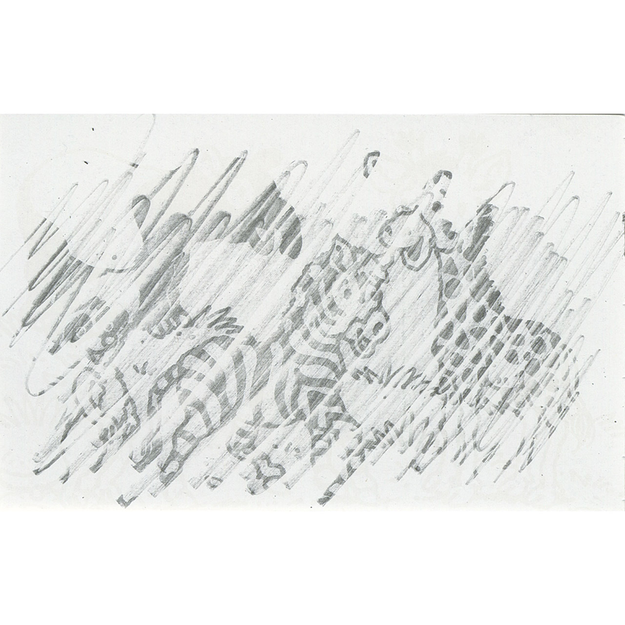 Kratzblock - Jeder ist einzigartig - Zootiere Giraffe Affe Elefant Löwe Pandabär Erdmännchen