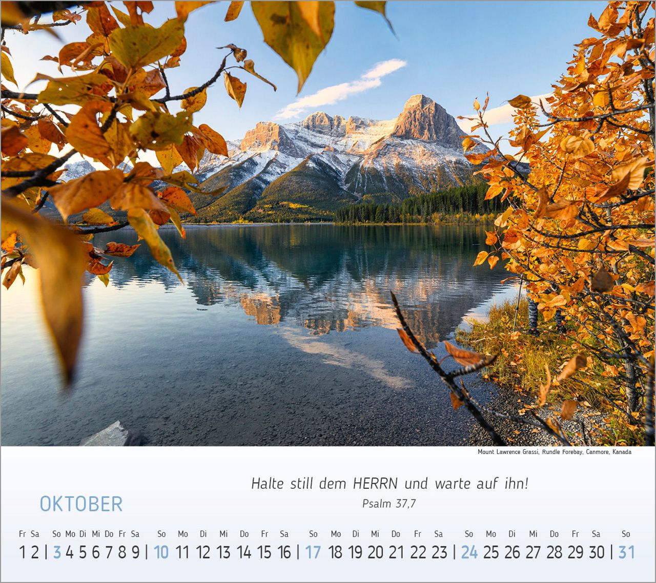 Tischkalender - Wunderbare Bergwelt 2027