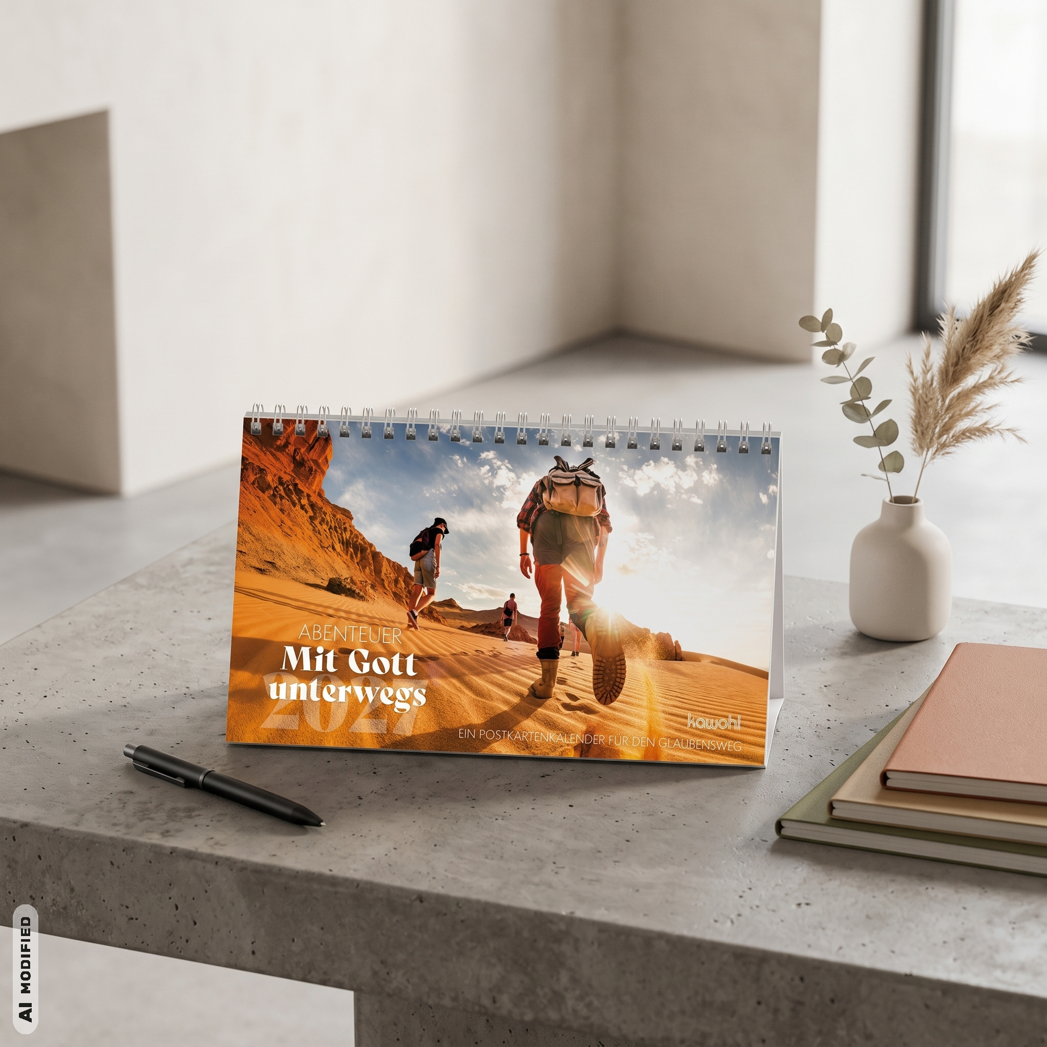 Postkartenkalender - Abenteuer - Mit Gott unterwegs 2027