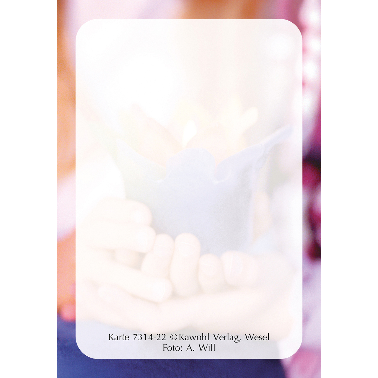 Karten-Box Papier - Lichtgedanken - Heute und morgen in Gott geborgen - Sonnenaufgang Berglandschaft Strahlen Berge