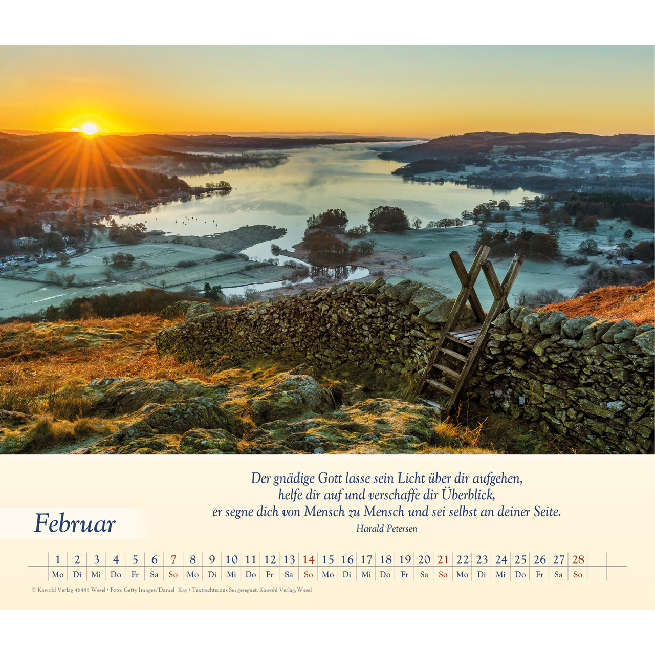 Wandkalender - Balsam für deine Seele 2027