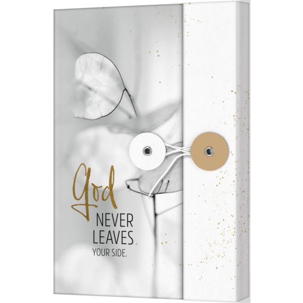 Notizbuch - Notizbuch 'God never leaves your side' - Muster Buch