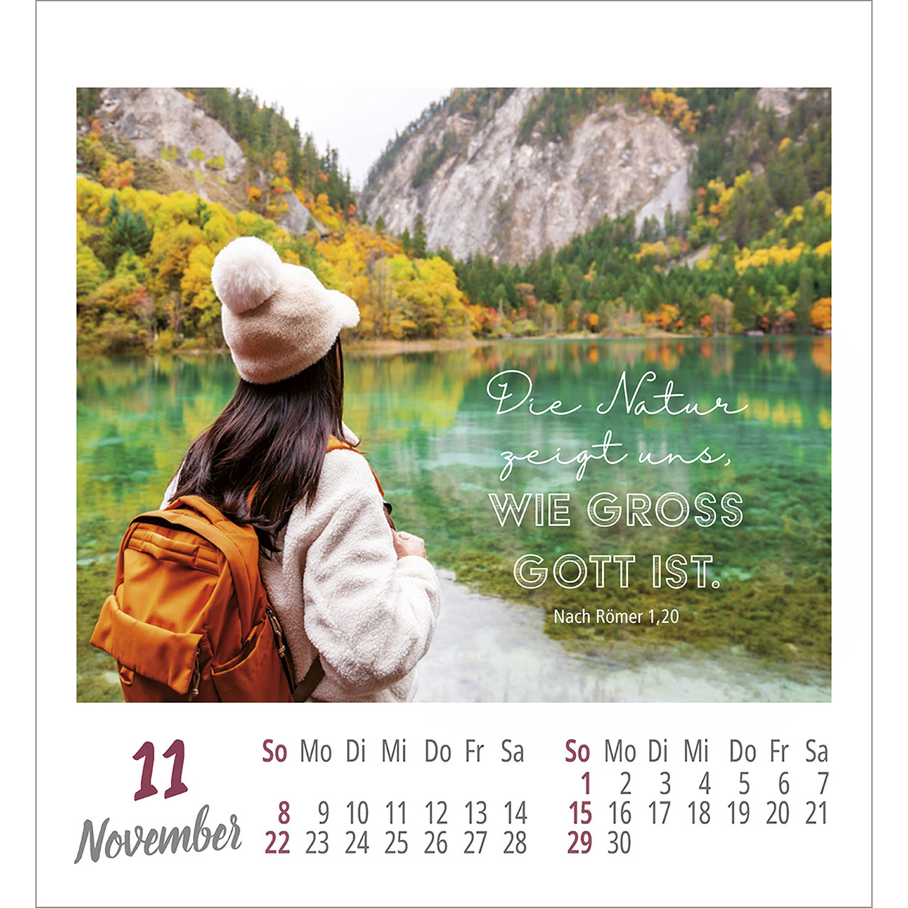 Aufkleberkalender - Frei sein & leben 2026