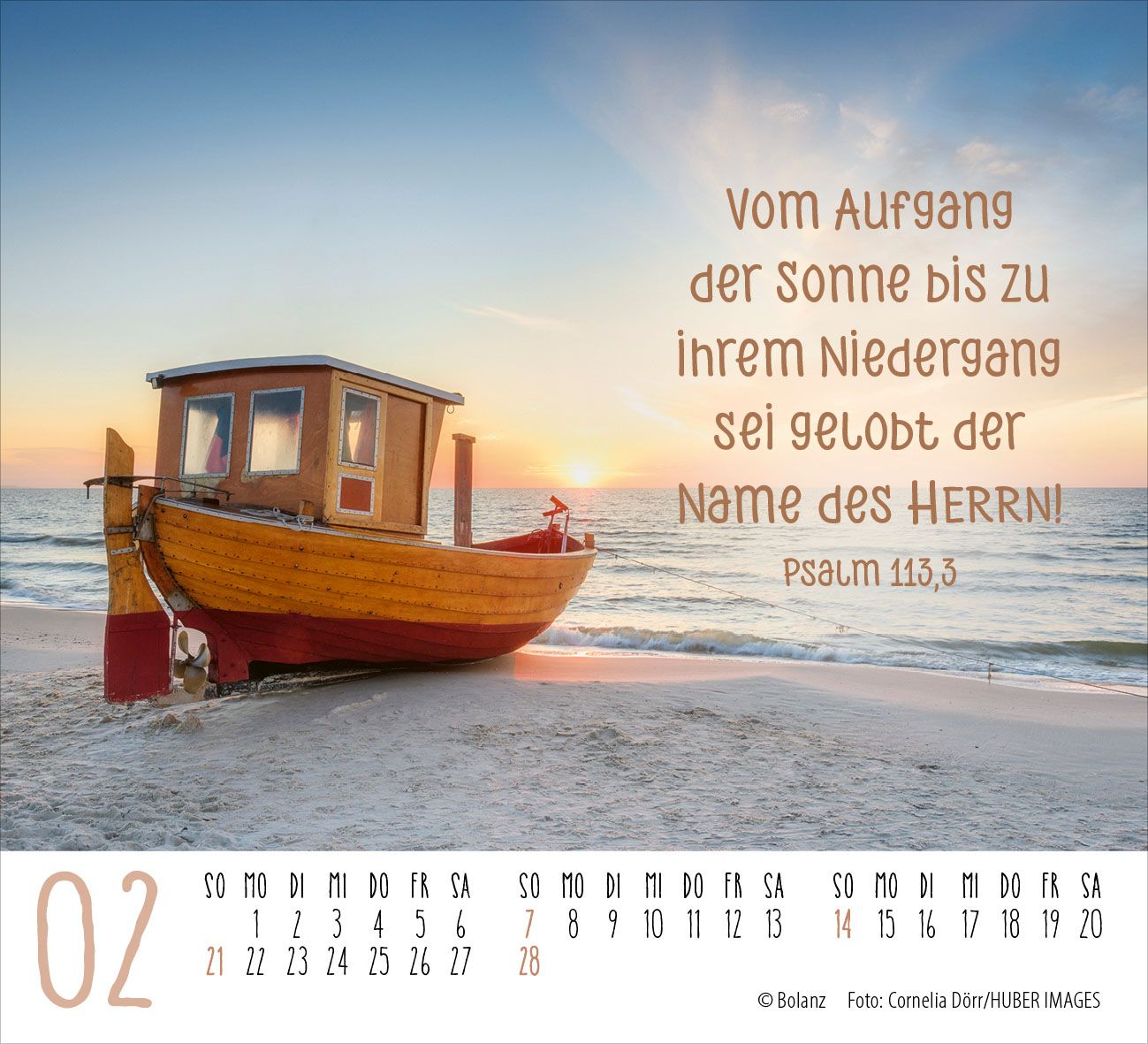 Aufstellkalender - Zeit für Meer 2027