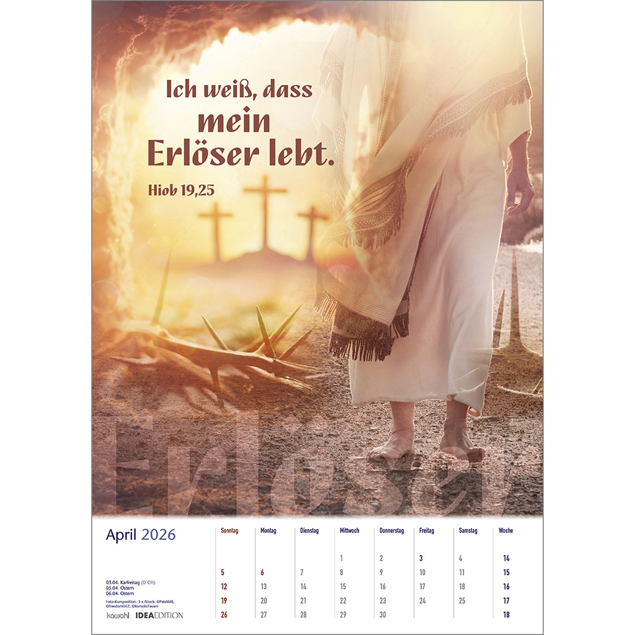 Posterkalender - Auf seinem Weg 2026