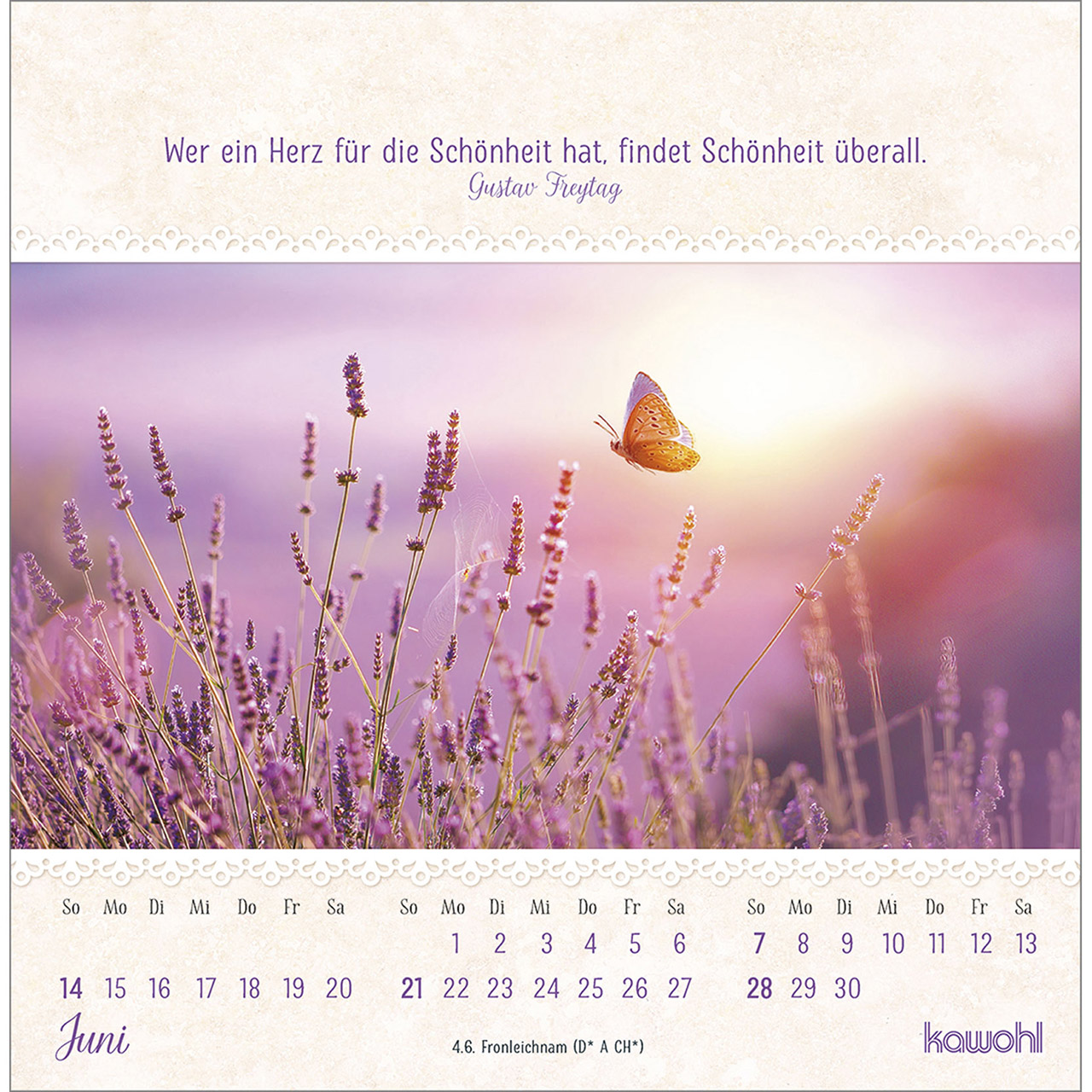 Postkartenkalender - Von Herzen gute Tage 2026