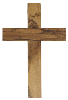Kreuz aus Olivenholz Schmuck-Anhänger - Kreuz aus Olivenholz - Kreuz Olivenholz