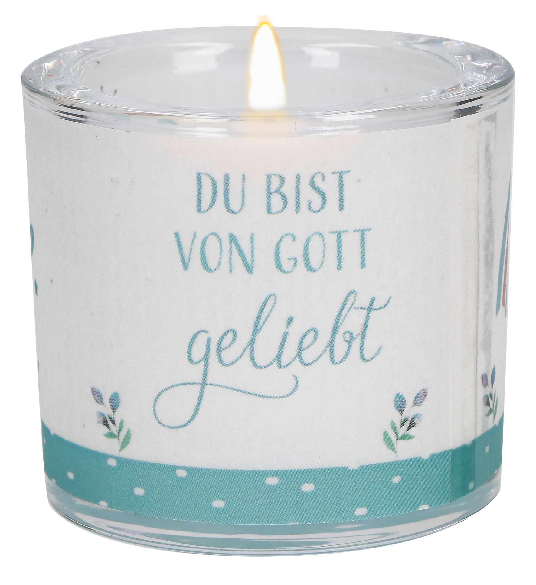 Teelichthalter - Du bist von Gott geliebt