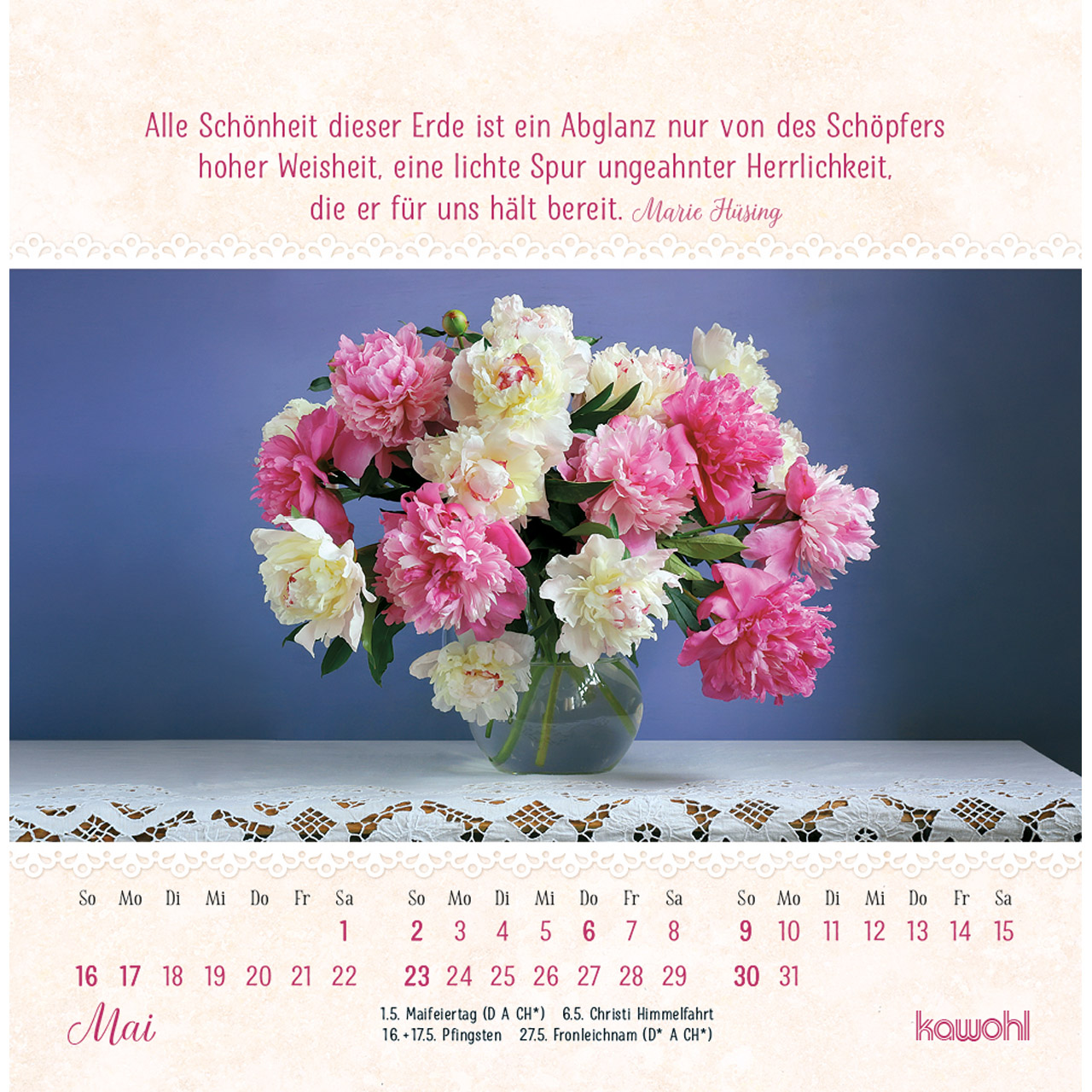 Postkartenkalender - Von Herzen gute Tage 2027