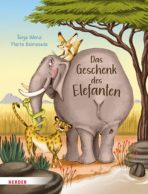 Buch - Das Geschenk des Elefanten - Tiere Elefant Schlange Tiger Bäume