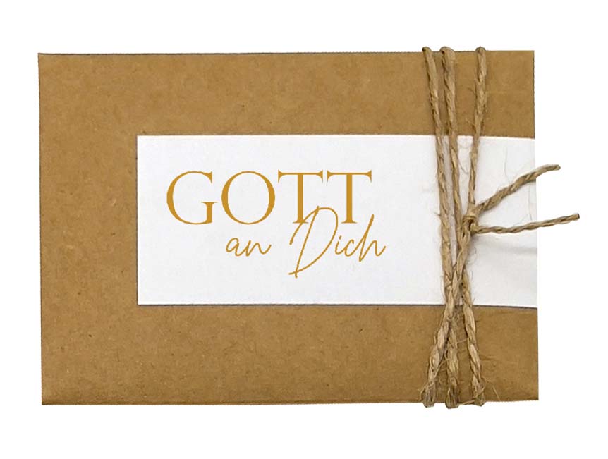 Karten-Box - Mutmacher Gott an Dich - Box Tau