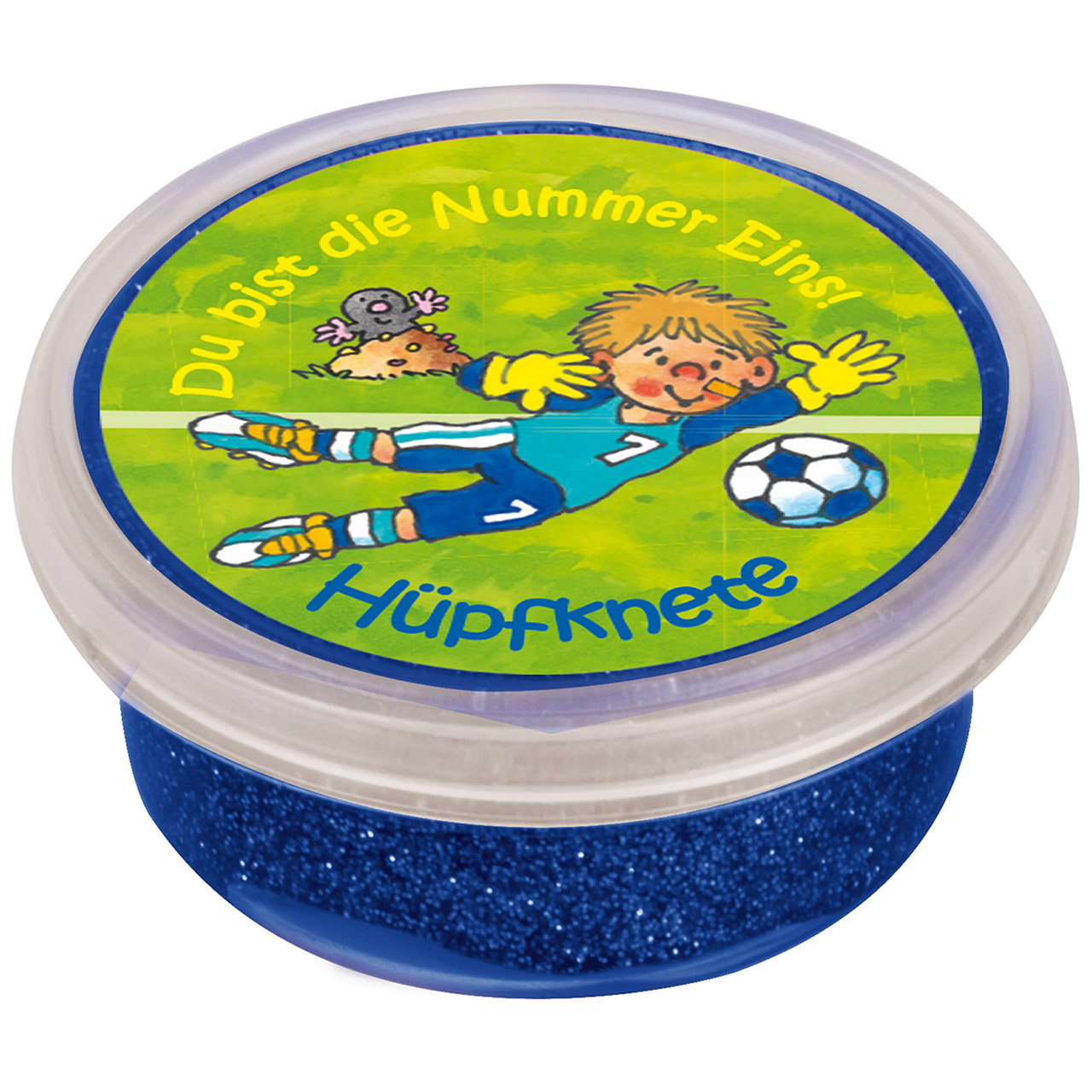 Du bist die Nummer Eins! Hüpfknete - Du bist die Nummer Eins! - Fußball Junge Maulwurf