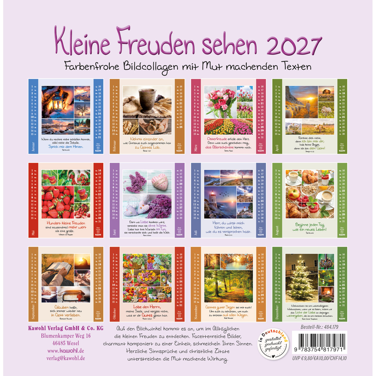 Postkartenkalender - Kleine Freuden sehen 2027