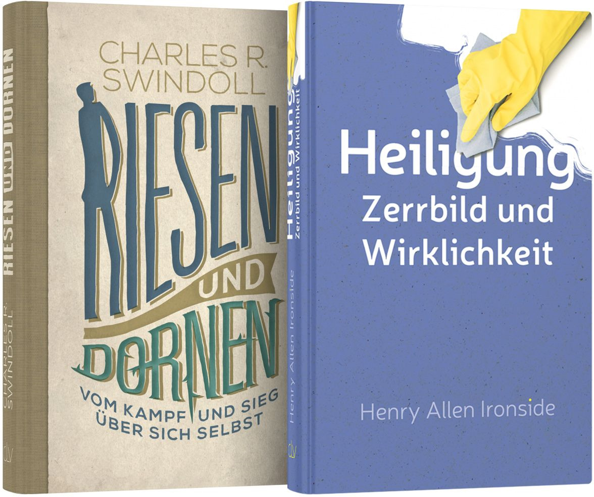 Paket-Angebot - Paket 'Heiligung' 2 Ex. - Bücher beige blau wischen