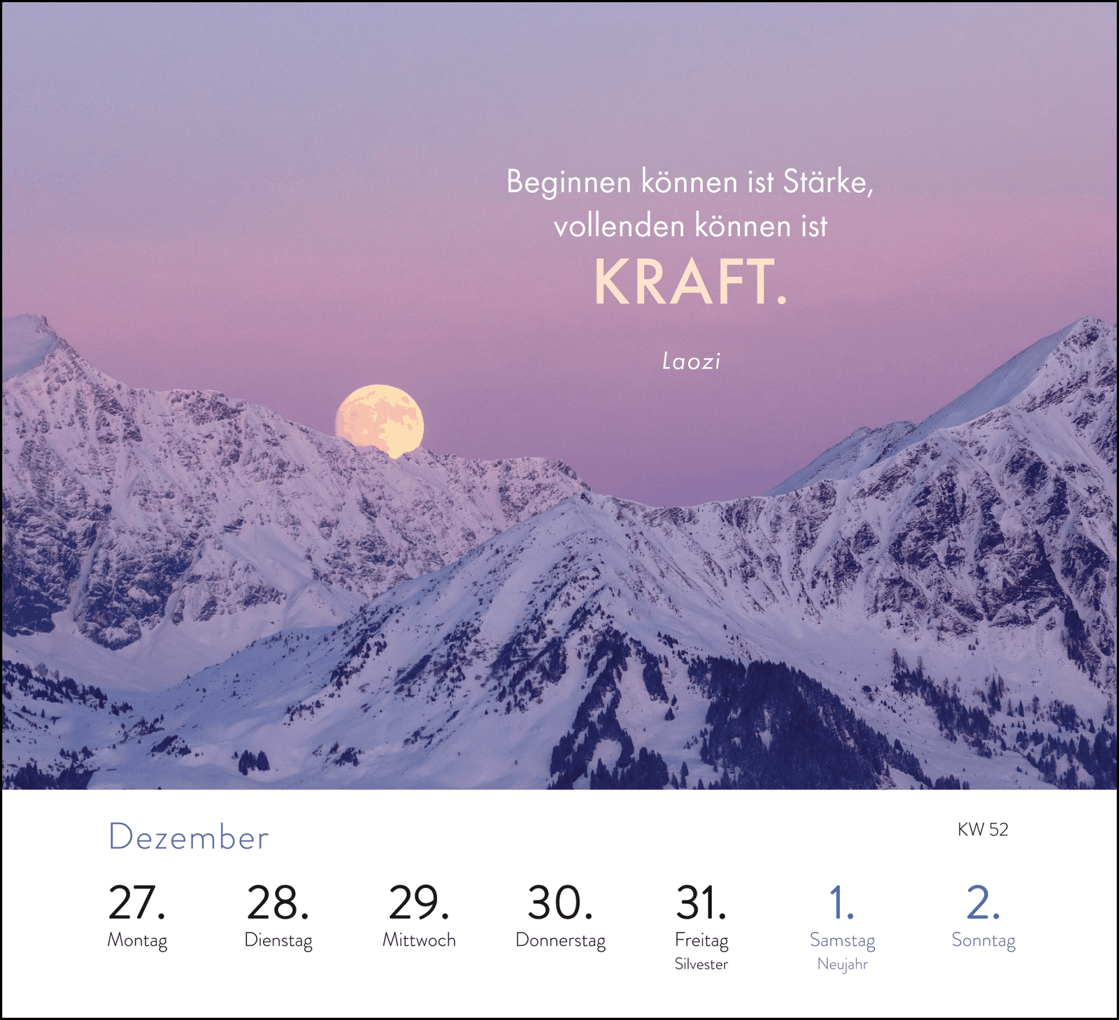 Aufstellkalender - Kleine Atempausen für dich 2027