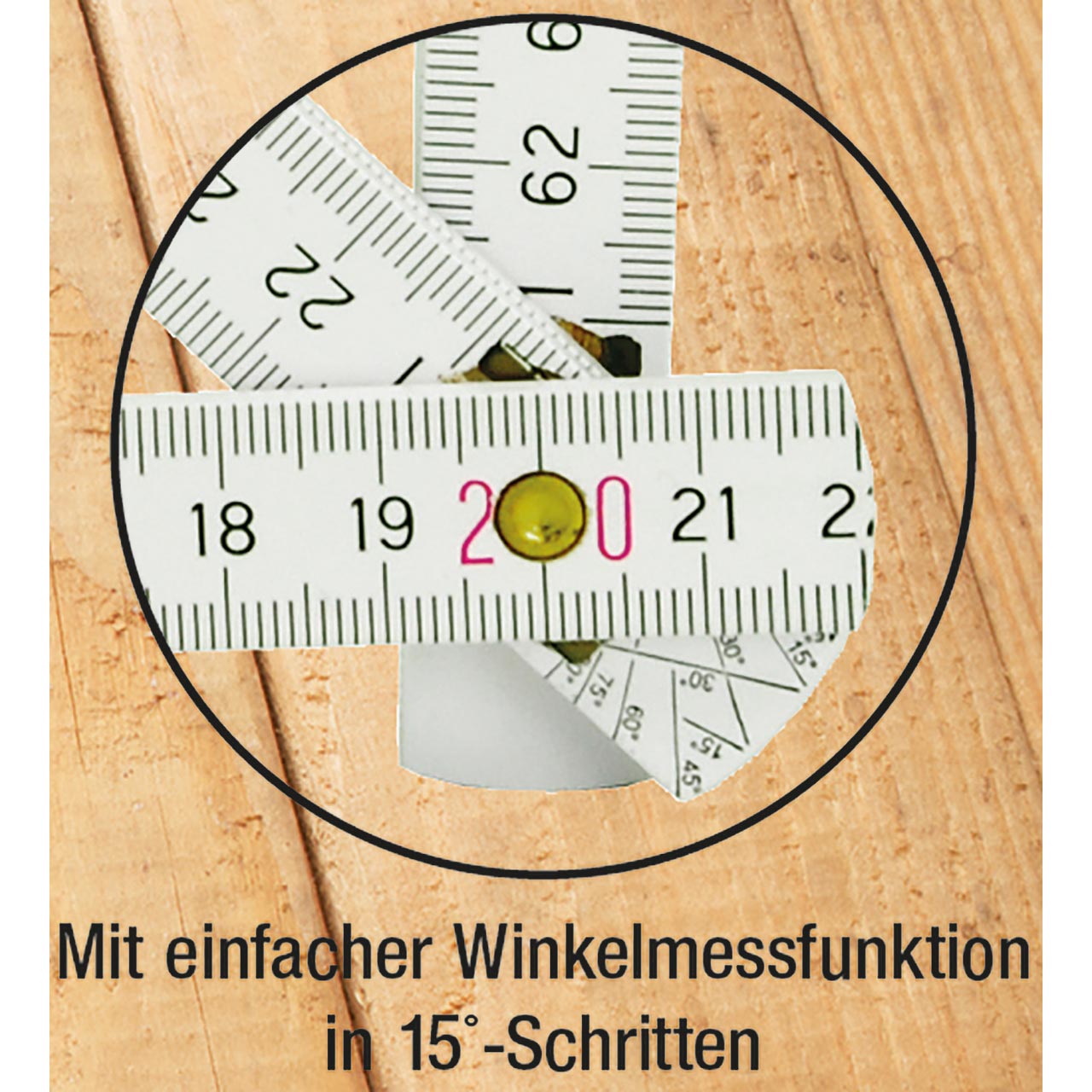 Zollstock - Mein Lieblings-Mensch bist du - Blumen-Ornamente Blümchenmuster