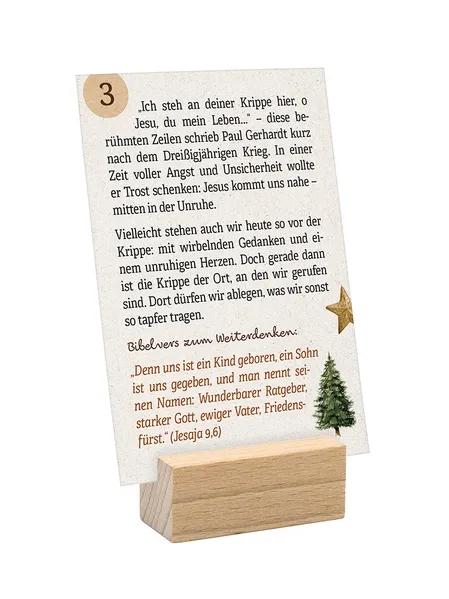 Adventskalender - 24 Herzenswege zur Krippe mit Psalm 139