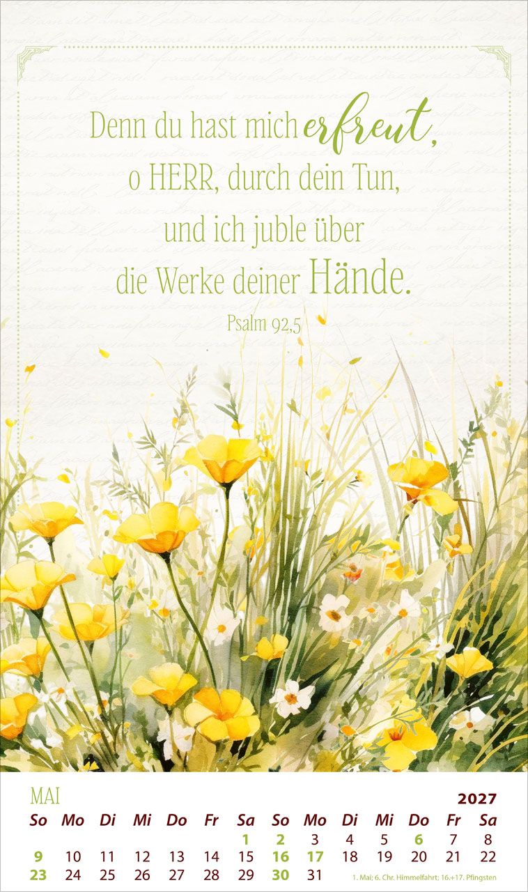 Posterkalender - Die Kraft der Worte 2027 Posterkalender