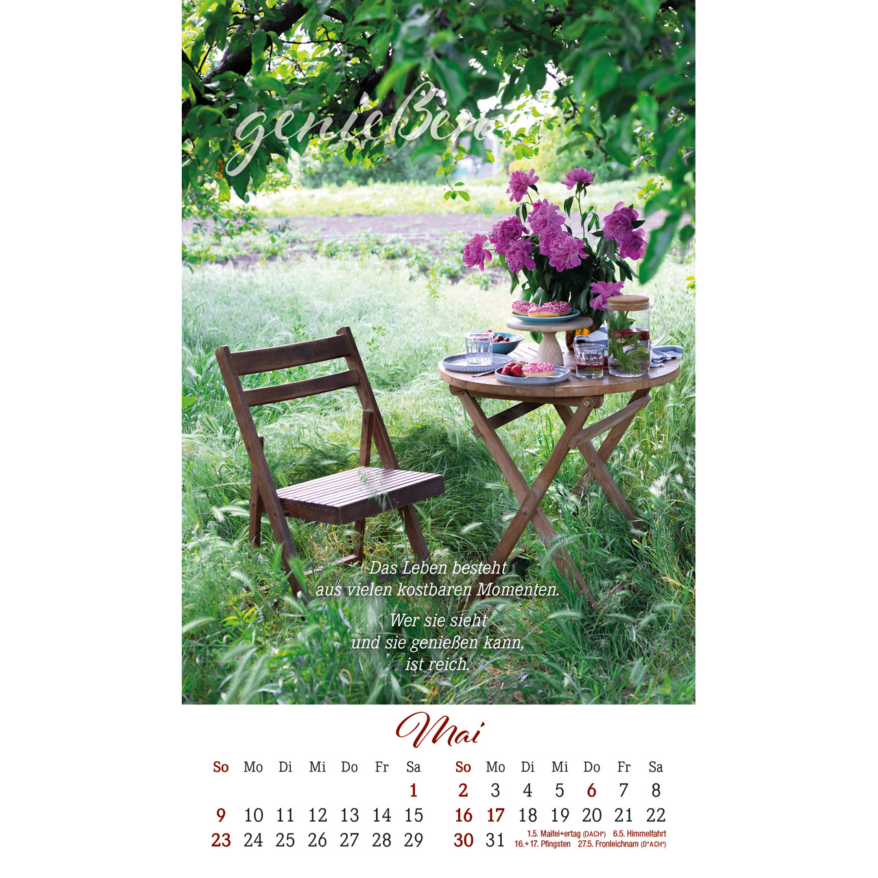 Postkartenkalender - Ein Augenblick für dich 2027