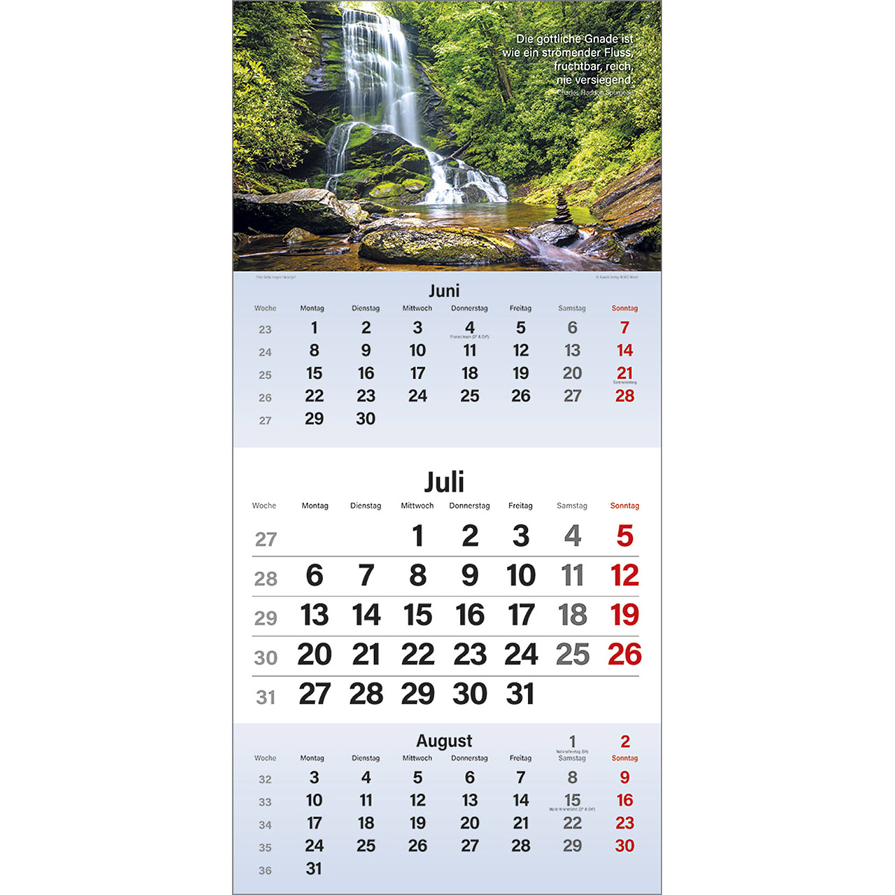 Terminkalender - Gott segne meinen Tag 2026