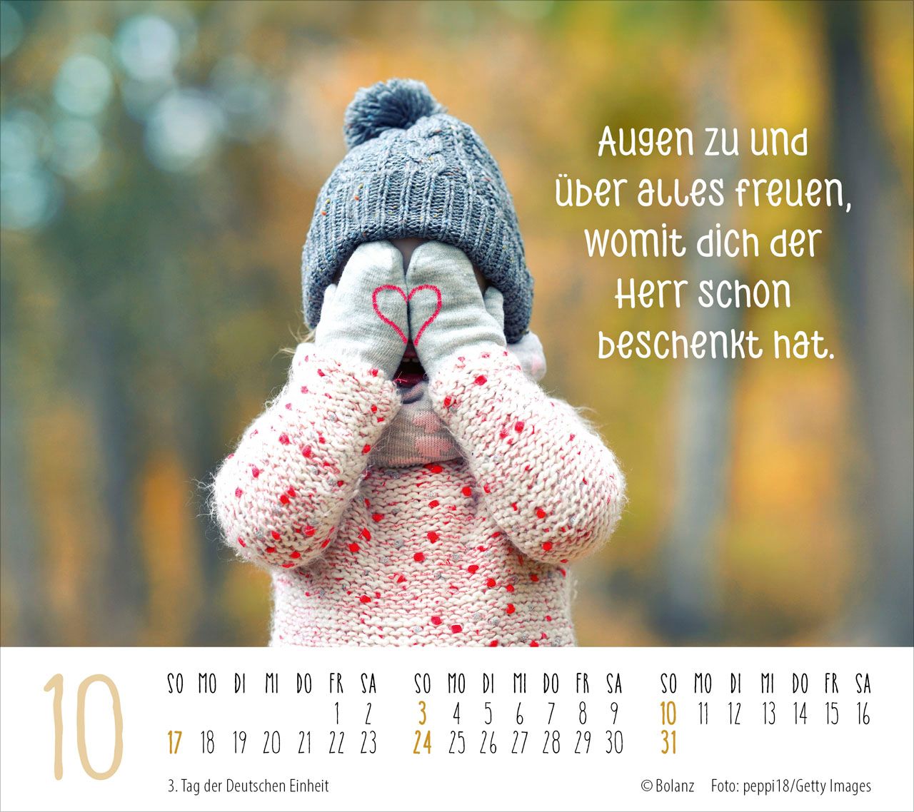 Tischkalender - Gute Wünsche für dich 2027 Tischkalender