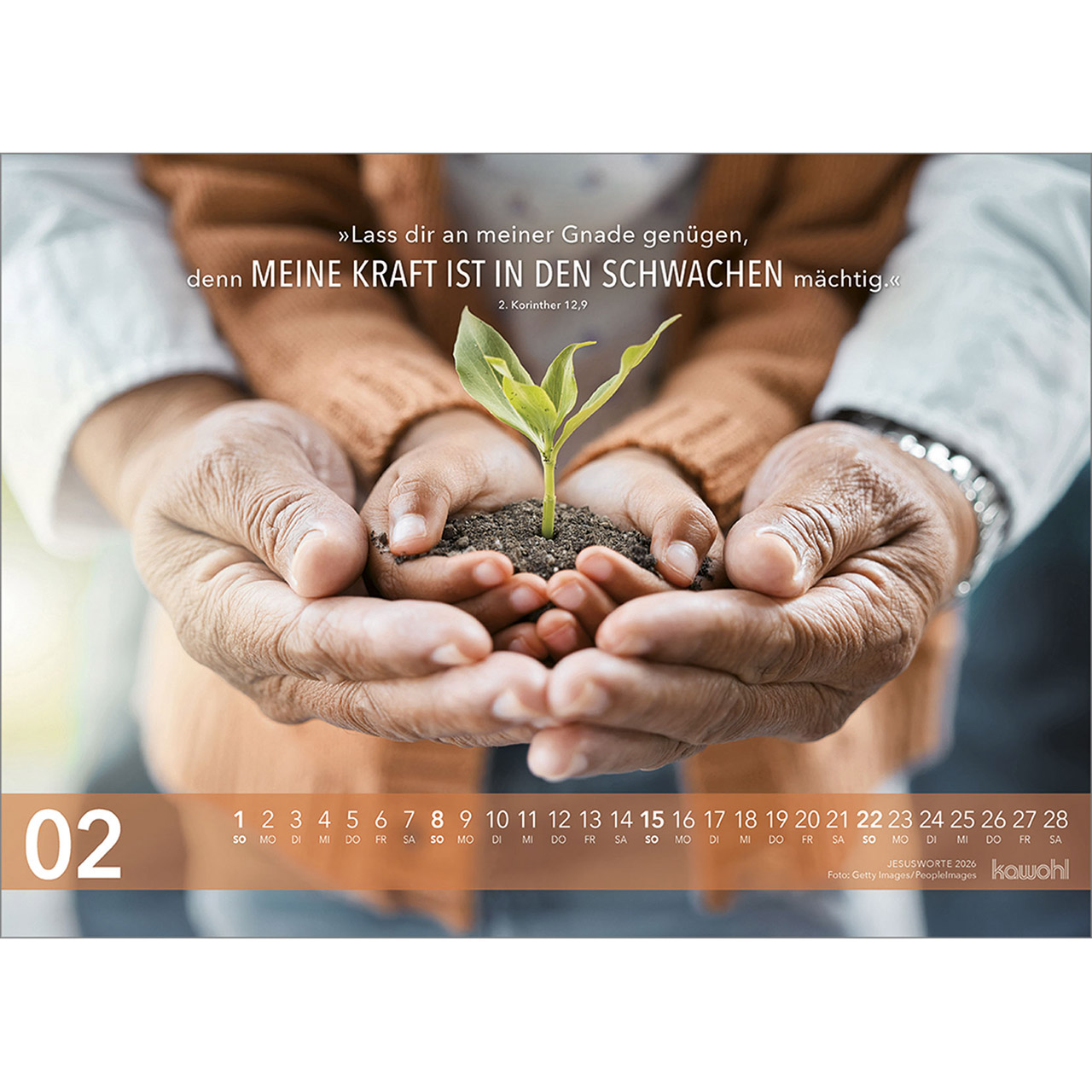 Wandkalender - Jesus Worte 2026