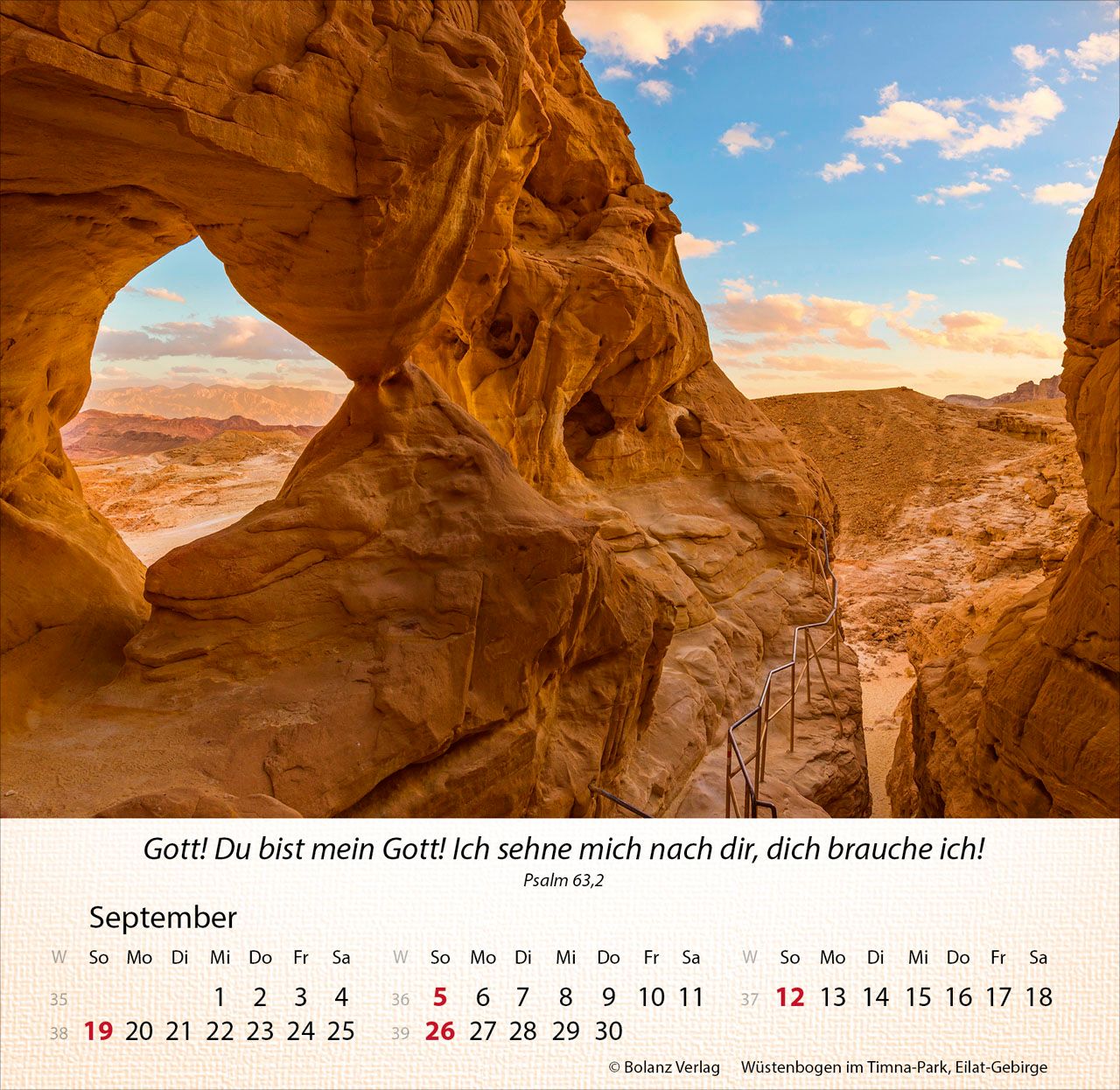 Tischkalender - Israel Shalom 2027