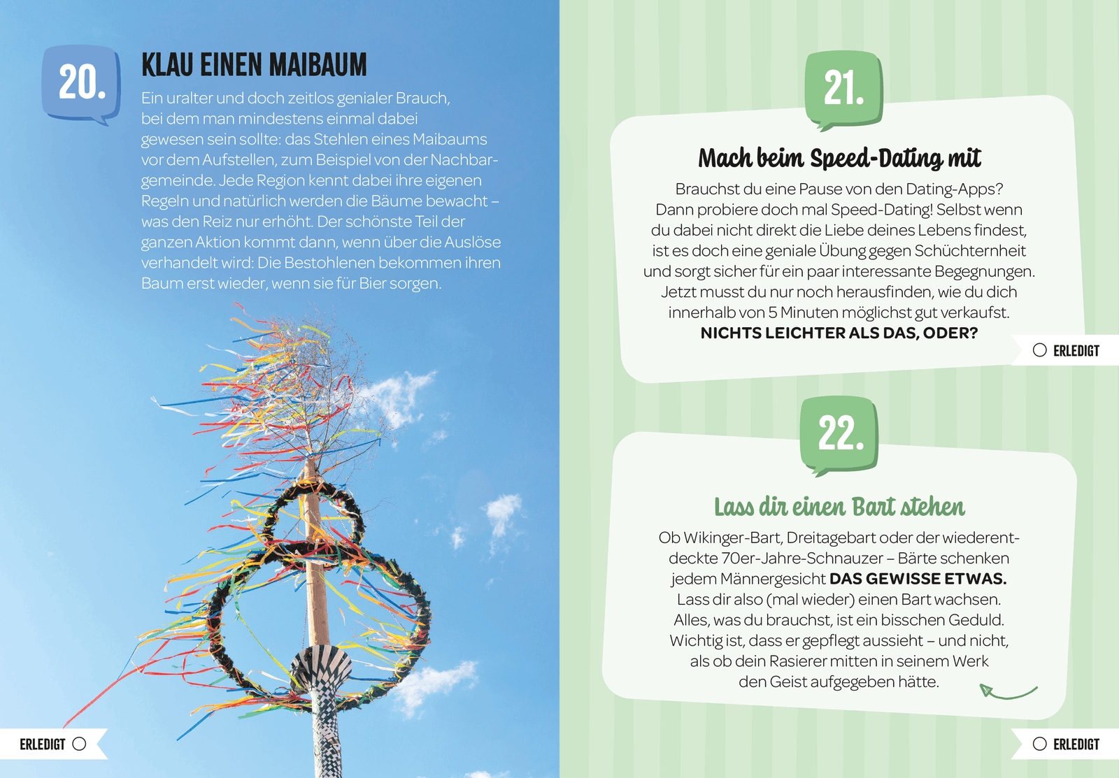 Geschenkbuch - 100 Dinge, die MANN einmal im Leben getan haben sollte