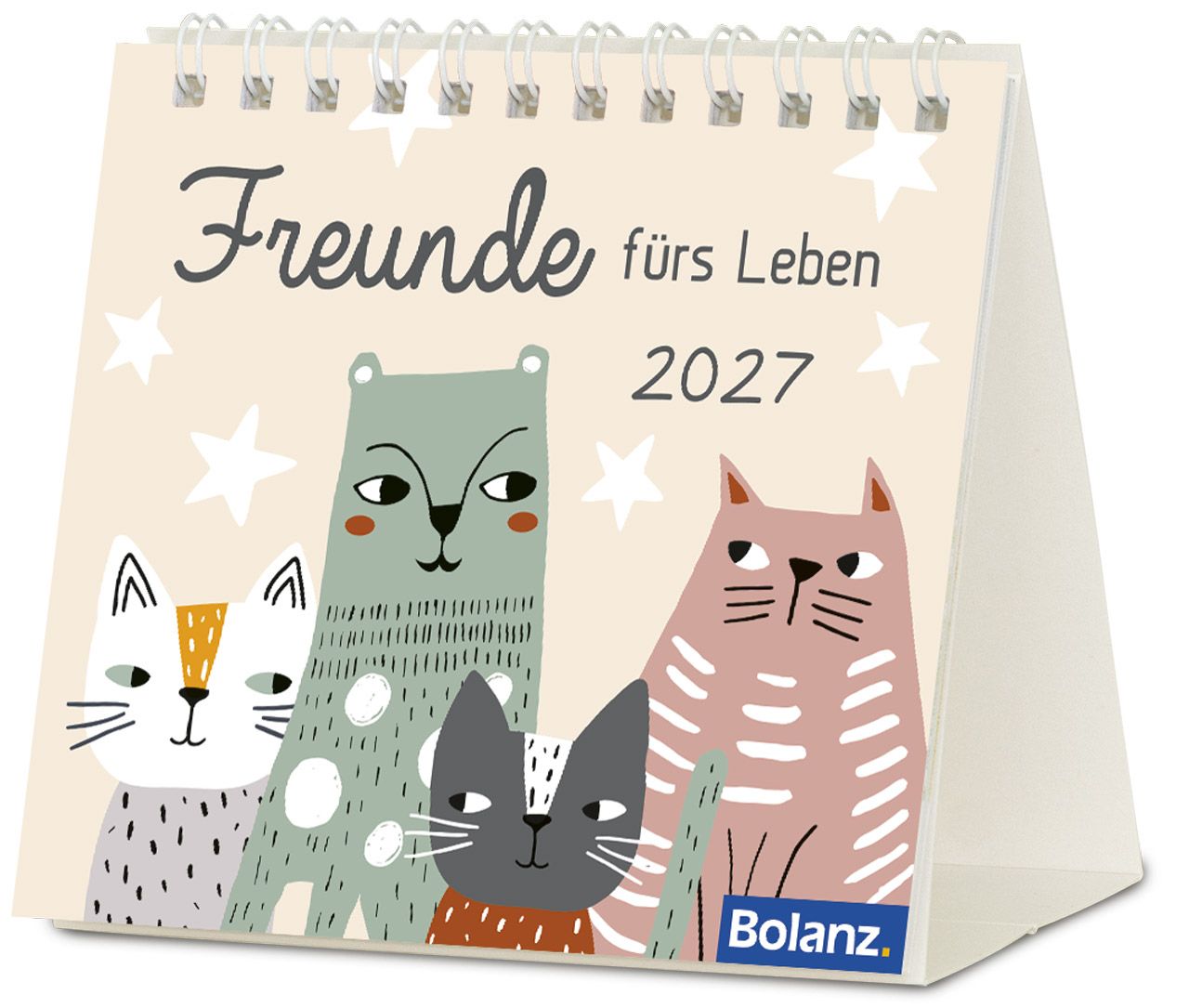 Aufstellkalender - Freunde fürs Leben 2027