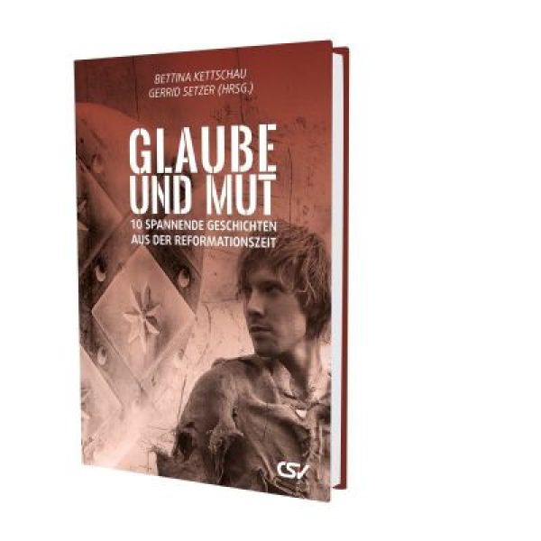 Buch - Glaube und Mut - Mann Kacheln Blume