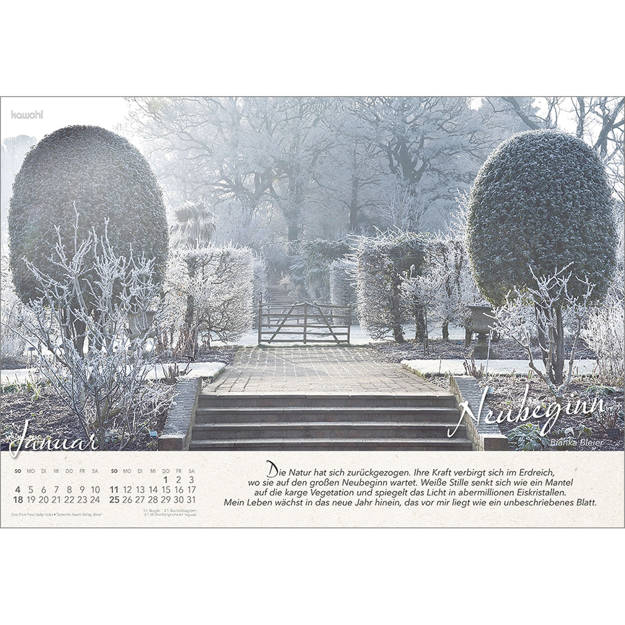 Wandkalender - Wo Himmel und Erde sich berühren 2026
